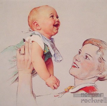喜び 1956 ノーマン ロックウェル Oil Paintings